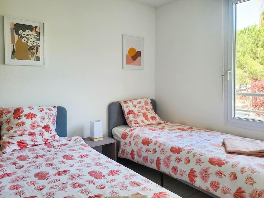 *Le Carpe Diem, Appartement 2 Chambres, Piscine, 2 Parking, Clim* Montpellier Buitenkant foto