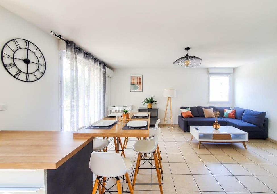 *Le Carpe Diem, Appartement 2 Chambres, Piscine, 2 Parking, Clim* Montpellier Buitenkant foto