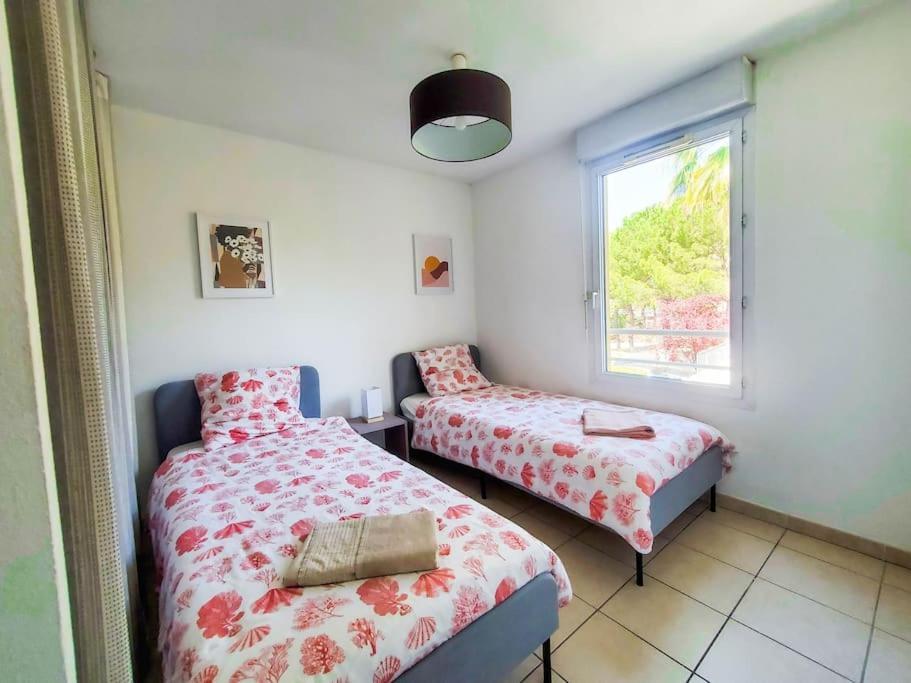 *Le Carpe Diem, Appartement 2 Chambres, Piscine, 2 Parking, Clim* Montpellier Buitenkant foto